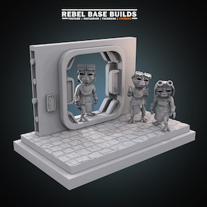 The Anzellans Workshop Entrance Diorama (Babu Frik)