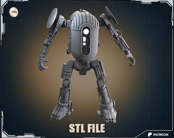 Star Wars The fallen Order Black Series Inspired Bounty Hunter Droid Figure STL