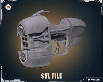 Speeder Bike 'Andor's Luthen' Inspired  STL