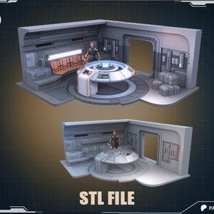 The Fallen Order - Mantis Stinger Holo Lounge-diorama voor Black Series en TVC