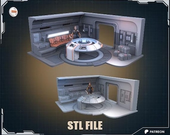 The Fallen Order - Mantis Stinger Holo Lounge diorama for Black Series and TVC