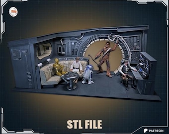 The Millennium Falcon Diorama