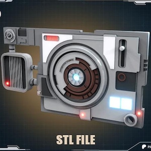 Control Panel Star Wars Inspiriert STL (Löcher für Lichter seperat für einfaches Drucken)
