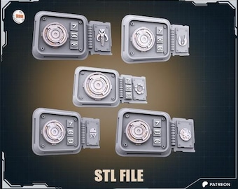Star Wars Inspired Control Panels Faction Insignias