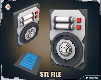 Star Wars / Lightyear Inspired Control Panel Style 3 STL