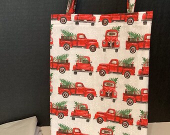 red truck gift bolsas