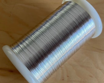 99.99% Pure Silver (Ag) Wire; 12, 18, 24, 28, 32 & 38-ga (0.1, 0.2, 0.3, 0.5, 1, 2mm); purer than 'sterling' silver