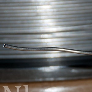 Fio redondo de nióbio puro Nb recozido níquel hipoalergênico meio duro e sem chumbo 24, 20, 18, 16, 14 ga