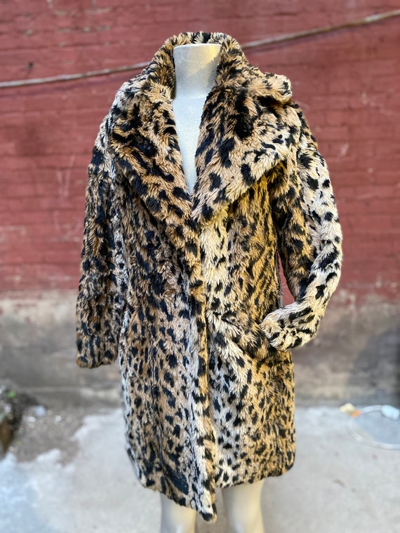Leopard cozy faux fur coat Cheetah faux fur coat - image 5