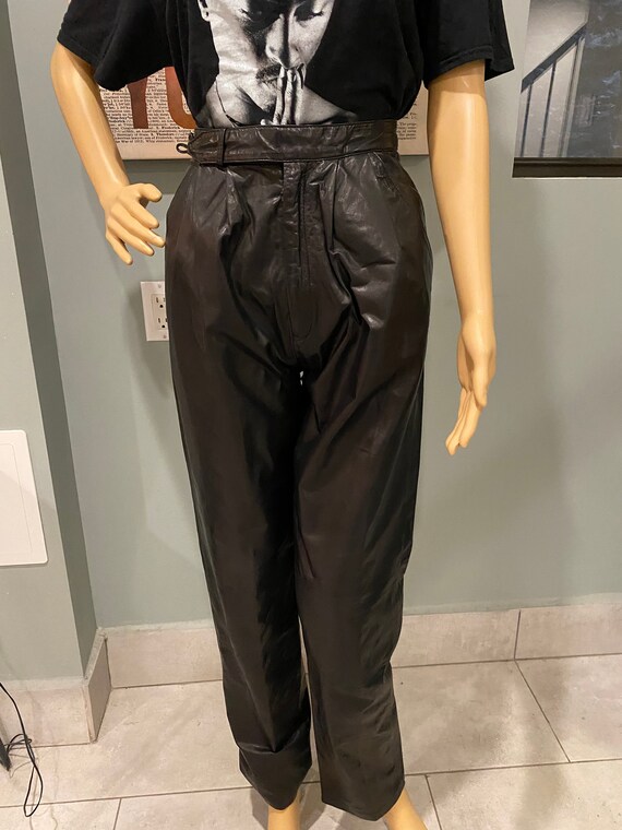 Vintage leather pants - image 3