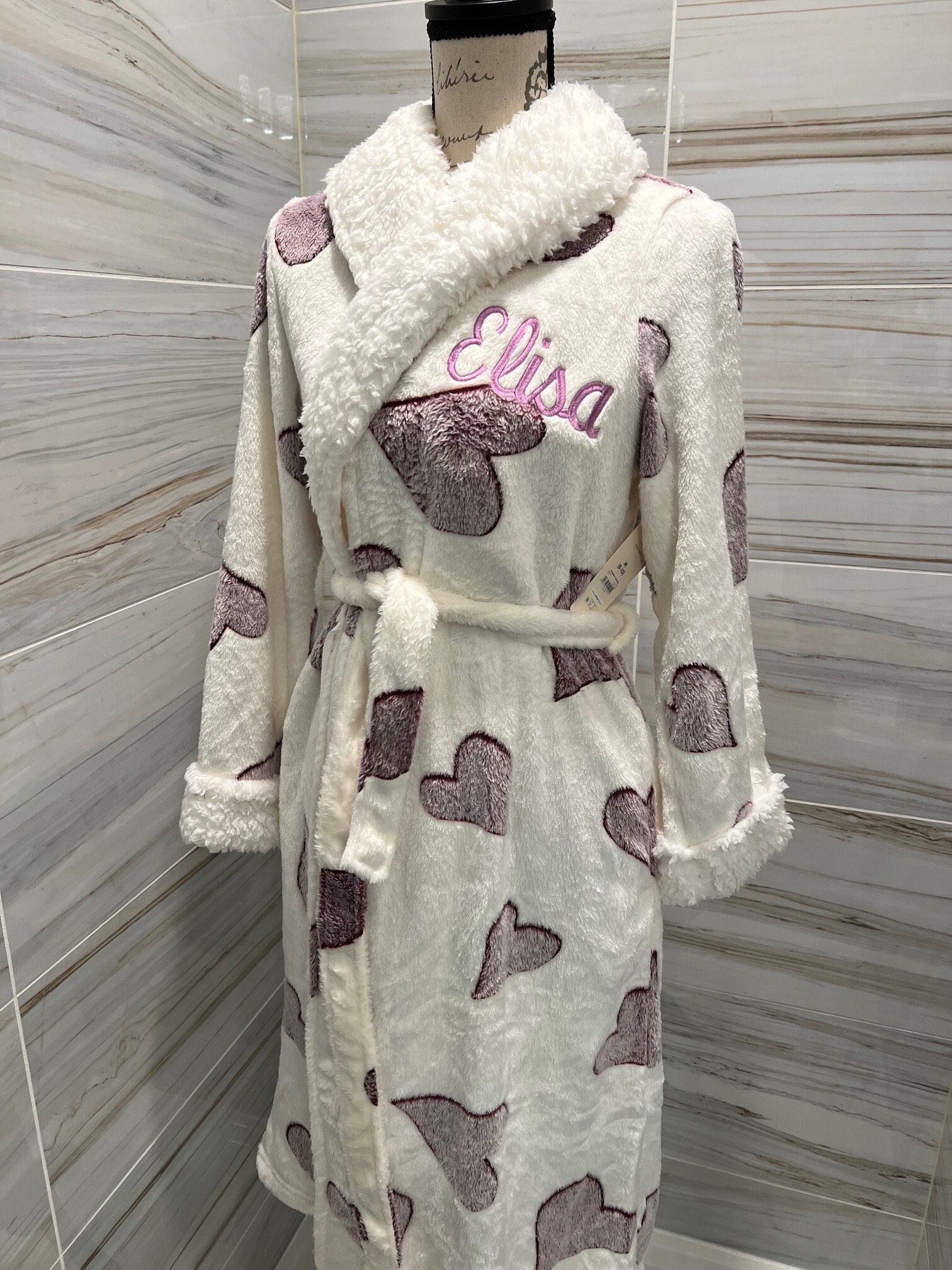 Pajamas for women, spring and autumn long-sleeved pure cotton bathrobes,  pajamas, autumn mid-length bathrobes,