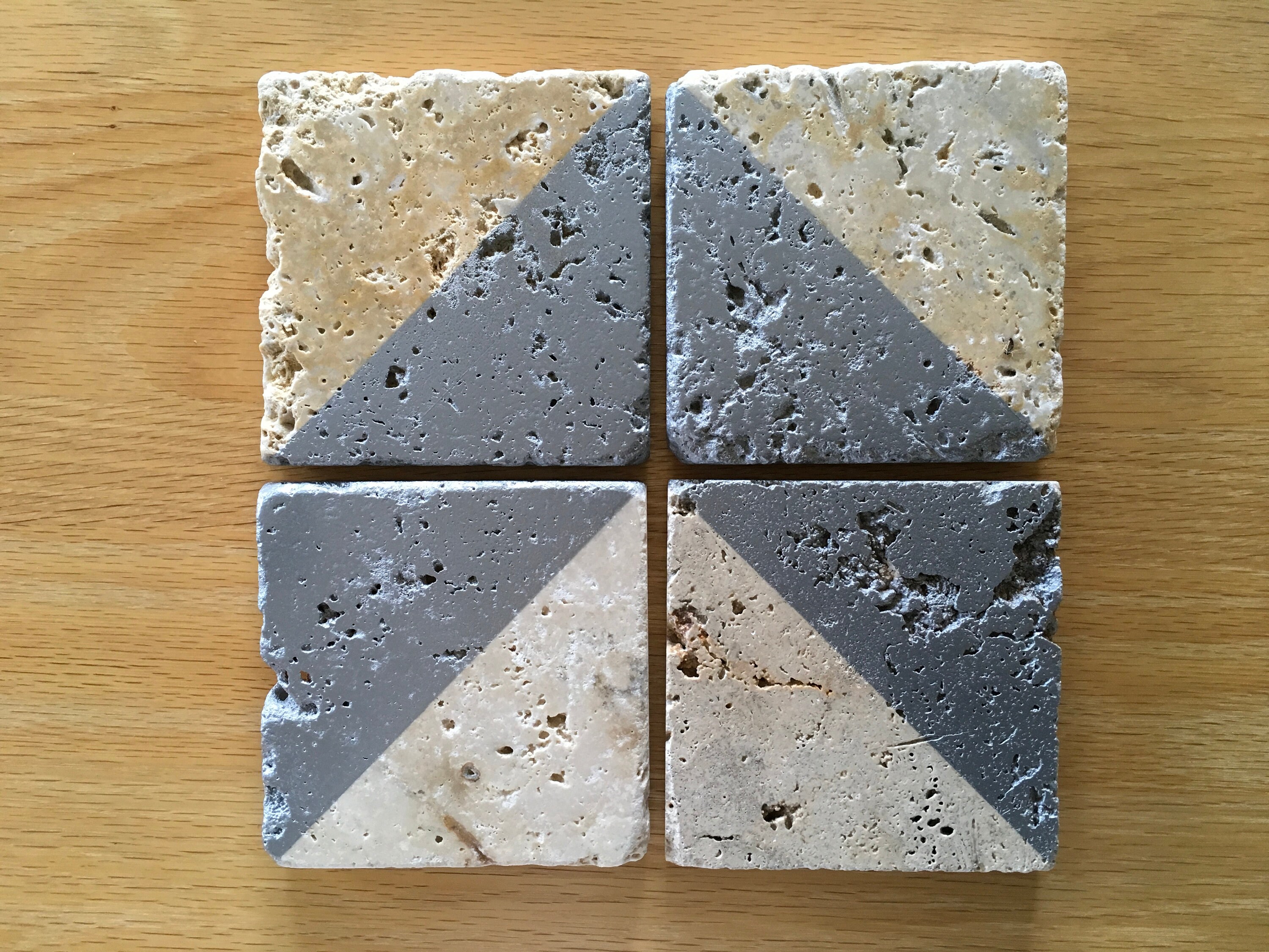 Stone Coaster Set 1 Stone Tile Coasters/travertine Coasters/drink