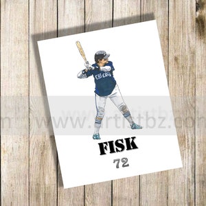 Carlton Fisk 8x10 print