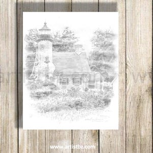 White River Light Station, print (unframed)