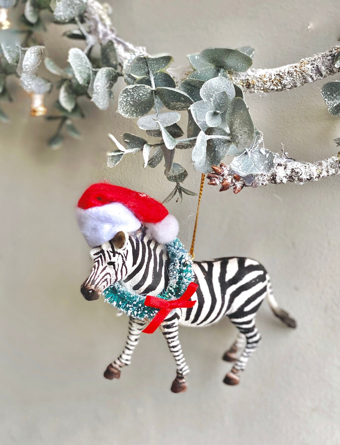 Zebra Christmas tree decoration  Etsy