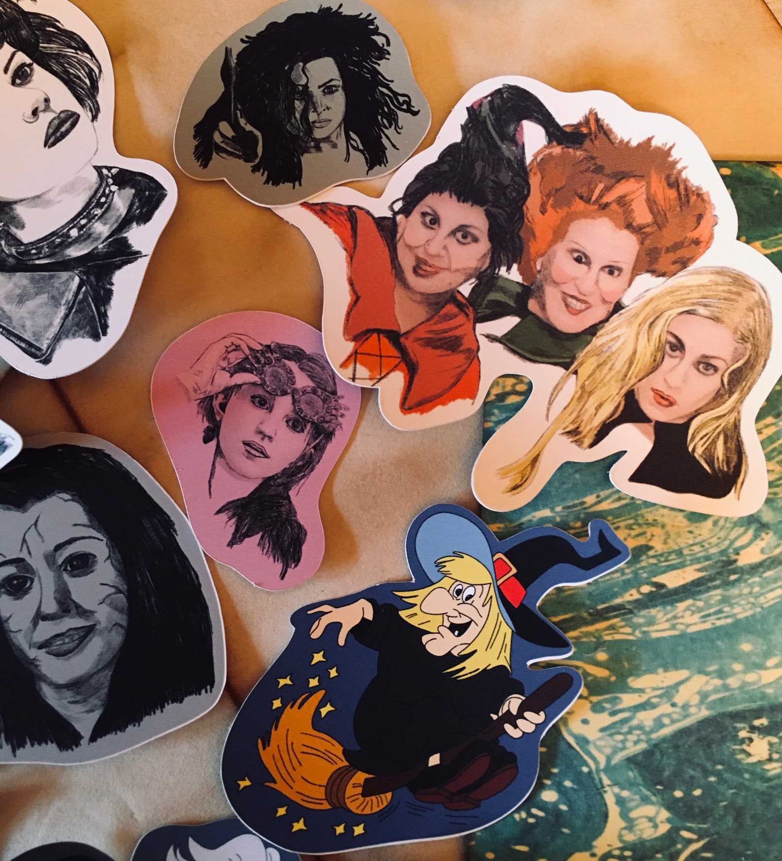 Witch Sticker Pack. Witchy Stickers. Witches Sticker Pack. Etsy