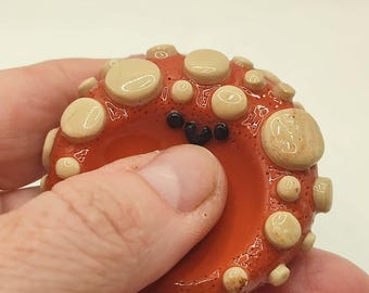 Polymer clay COOKIES worry stone. Worry pebble. Thumb stone. Calming. Tactile. Calm stone. Fidget. Pocket. Mental health.