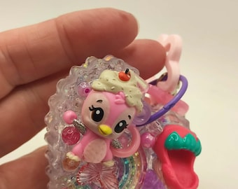 Sparkle keychains. Tactile icy crystal keyring. Lanyard attachment. Tactile fidget. Fidget lanyard. Fidget keyring. Bag charm.