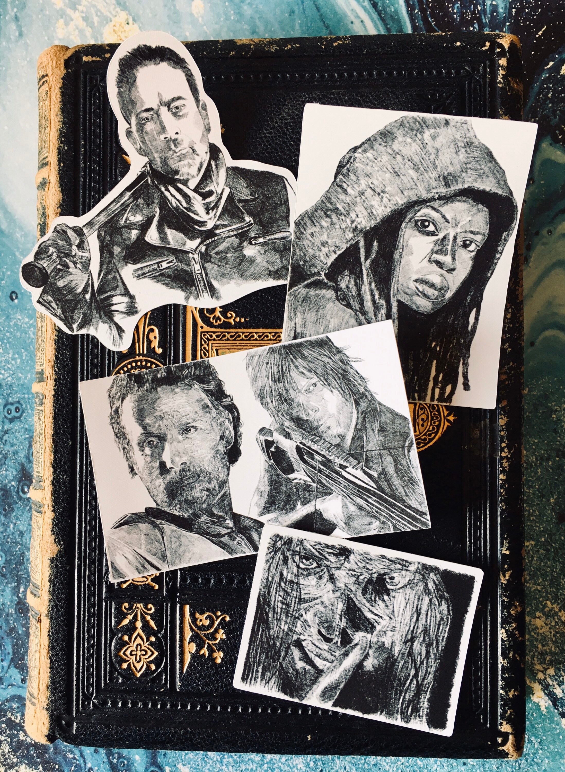 The Walking Dead Sticker Pack. Matte Vinyl Sticker. Sticker Etsy.de