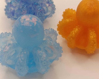Octopus sensory fidget tool. Pain stimming. Tactile fidget. Pocket fidget. Spiky pain stim. Tranquil. Calming. Soothing. Sensory. Grounding.