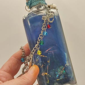 Laguneherz Elixier. Handgemachter Farbwechsel Trank. Rollengeld. Larp. REN faire. D&D Trank. Apotheker.