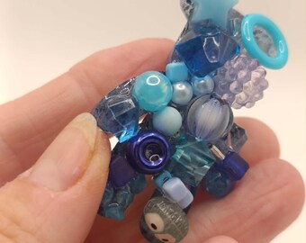 Pocket Cosmic Companions | Mini Resin Worry Bear & Fidget Loop Keyrings | ADHD, Autism and Anxiety Sensory Gift