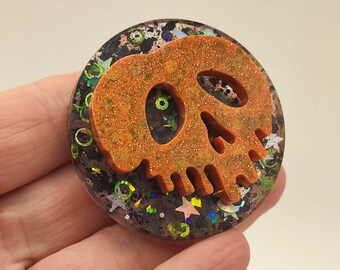 HALLOWEEN Treasure token. Tactile Sensory shape. Comfort Tool. Pocket stim.
