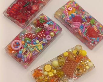 Sweet treats sensory blocks. Sensory block. Tactile block.  Sensory fidget. Tactile fidget. Stim fidget.