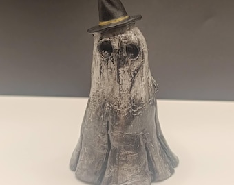 Adopt a Ghost | Barnaby Blackthorn | Handmade Clay Ghost | Witch | Gothic Home Decor | Haunted Apothecary | Ghost Ornament | Unique Gift