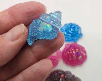 Sensory Sea Shells. Pocket Fidget, Discrete Stim. Tactile sensory shells.