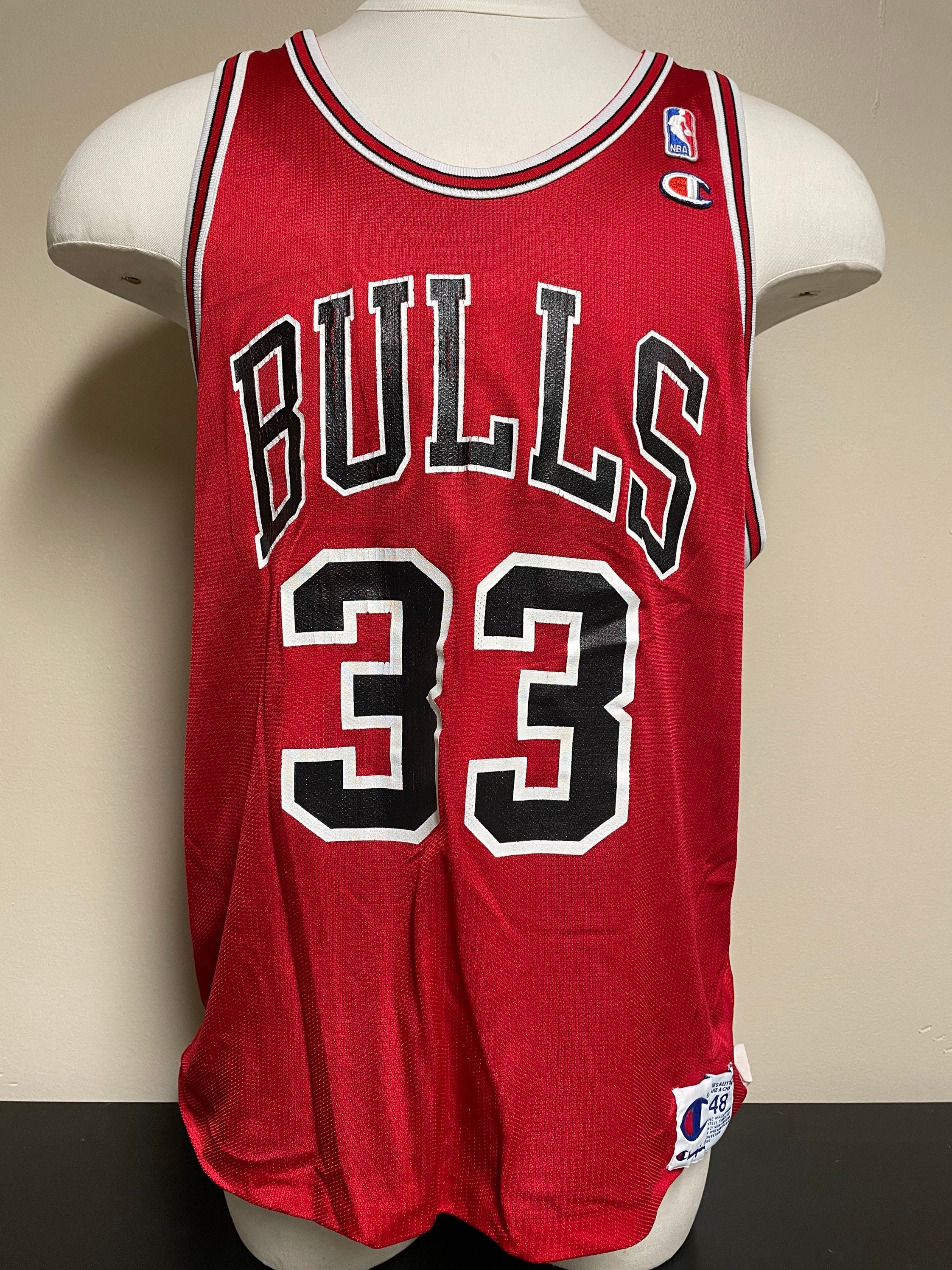 Vintage 1990's Scottie Pippen Chicago Bulls Reversible NBA Jersey
