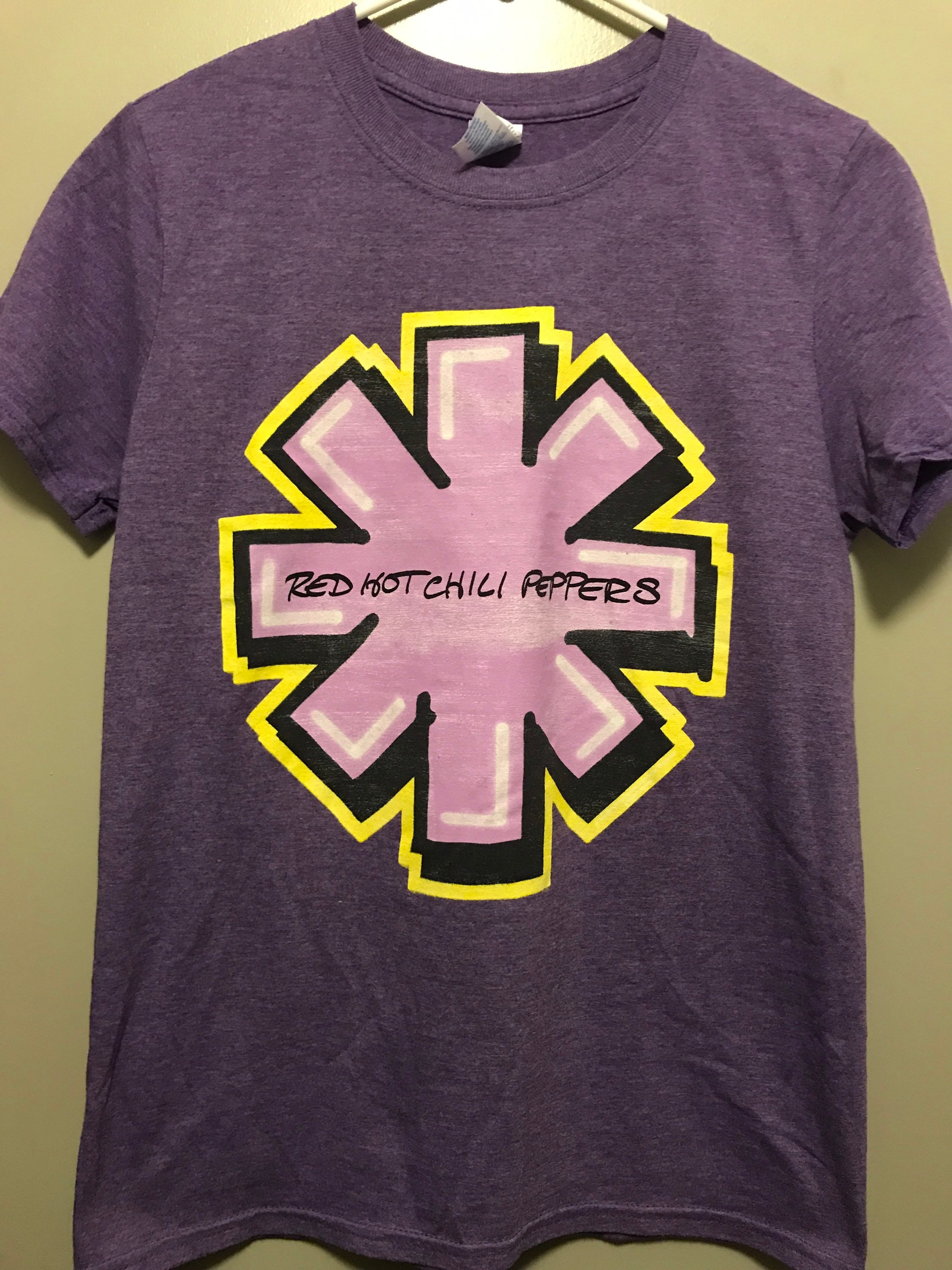 purple red hot chili peppers shirt