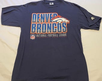 Vintage 1990’s Denver Broncos NFL Football Shirt by Starter Adult Medium