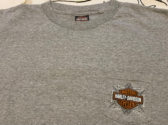Harley Davidson Dublin Ireland Irish Pocket Shirt… - image 3
