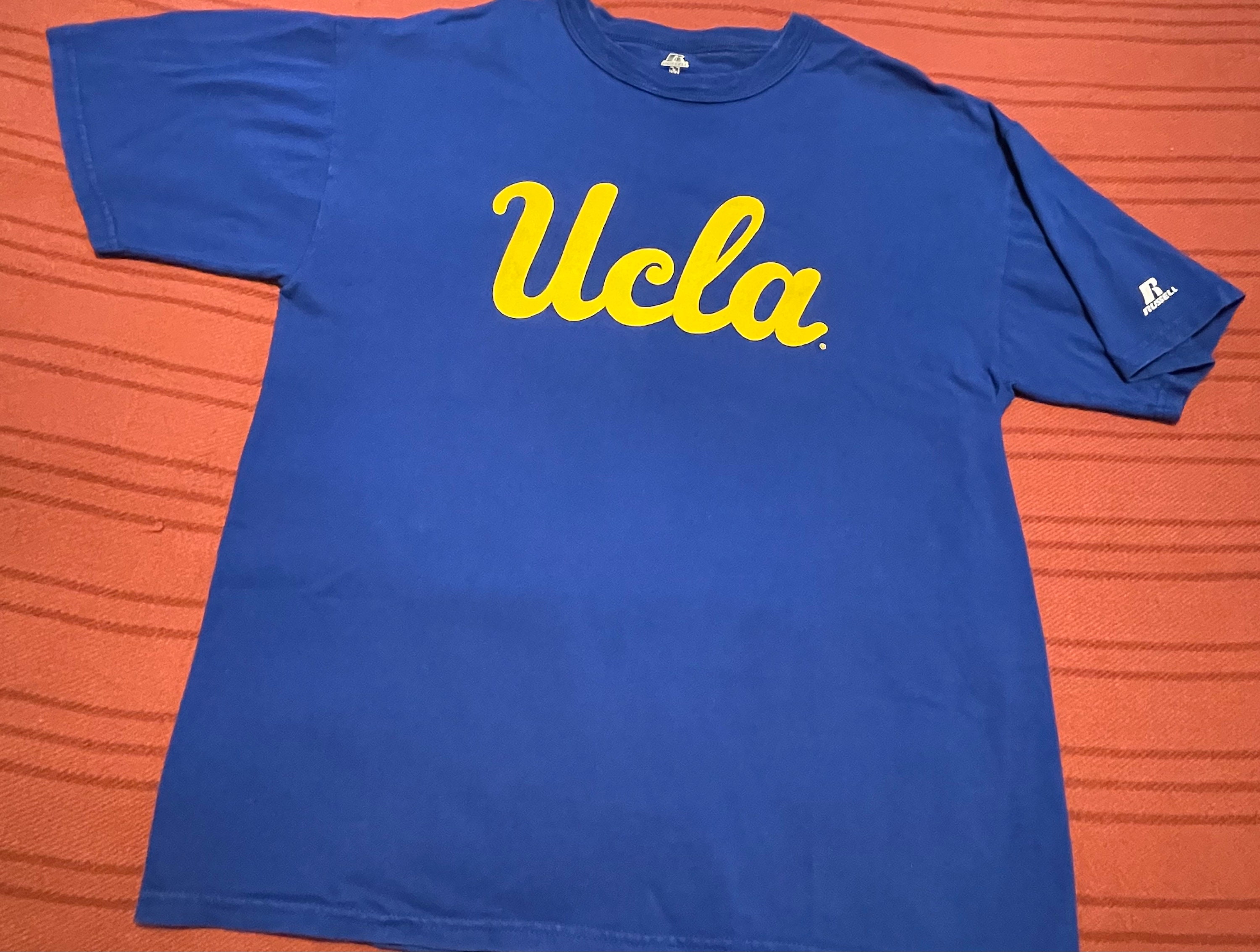 Russell Athletic UCLA Script Boys Pullover Hoodie- Navy