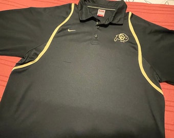 Vintage Colorado Buffaloes University CU Nike Polo Adult XL - see pictures for details