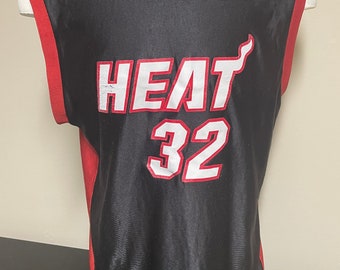 Shaquille O’Neal Miami Heat Vintage Basketball Jersey Men’s XL Well-loved