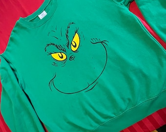 Grinch Crewneck Sweater Juniors XL 15-17