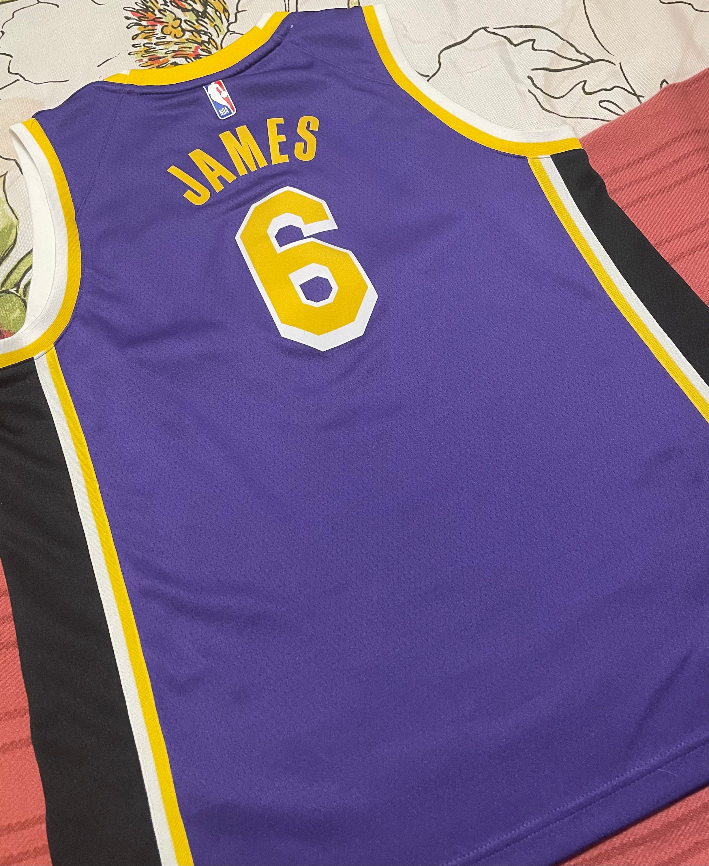 lakers purple and black jersey