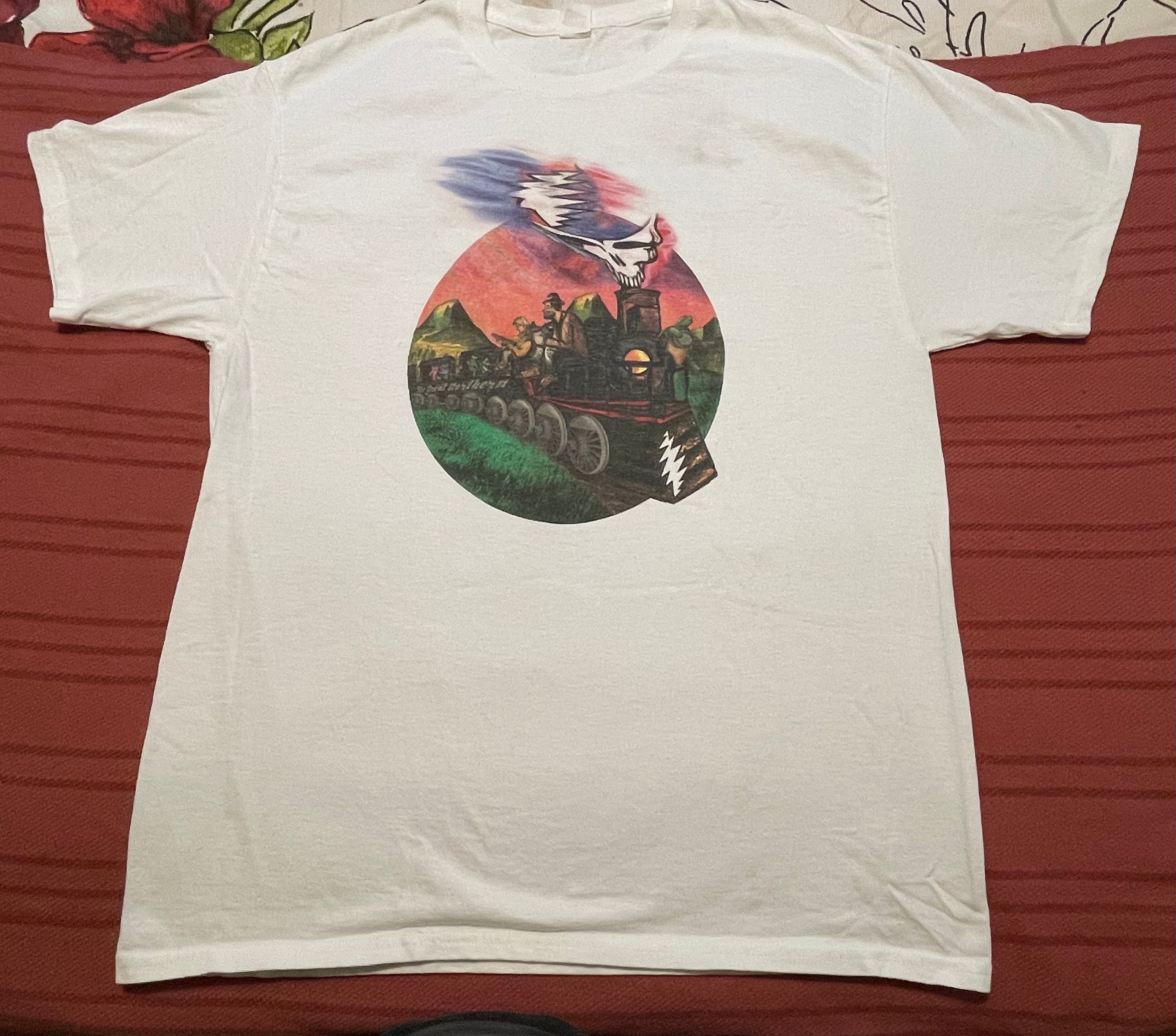 Grateful Dead Jack Straw Lyrics Doublesided Shirt Adult Large Etsy