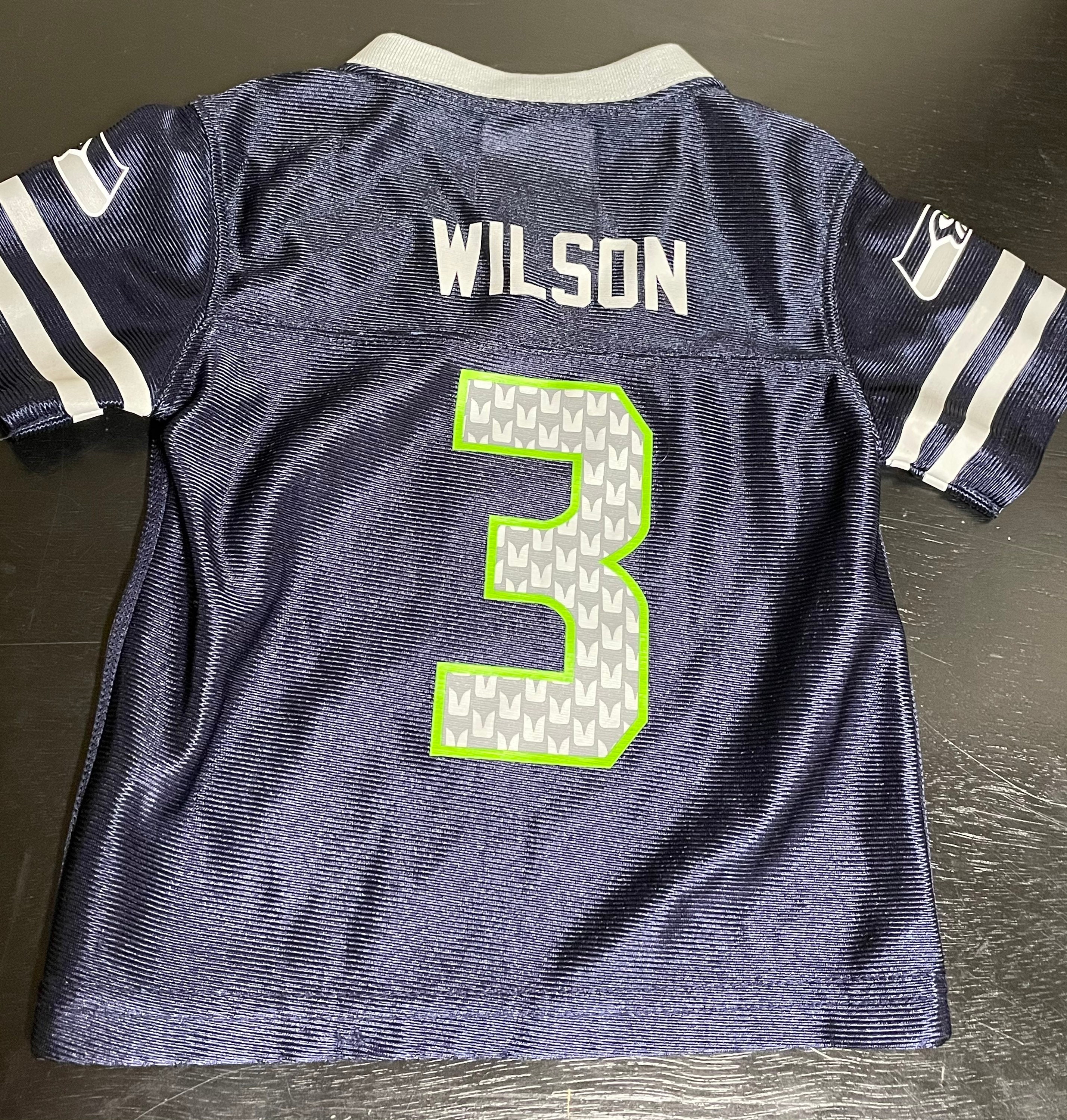 Seattle Seahawks Russell Wilson Jersey Size Youth Large