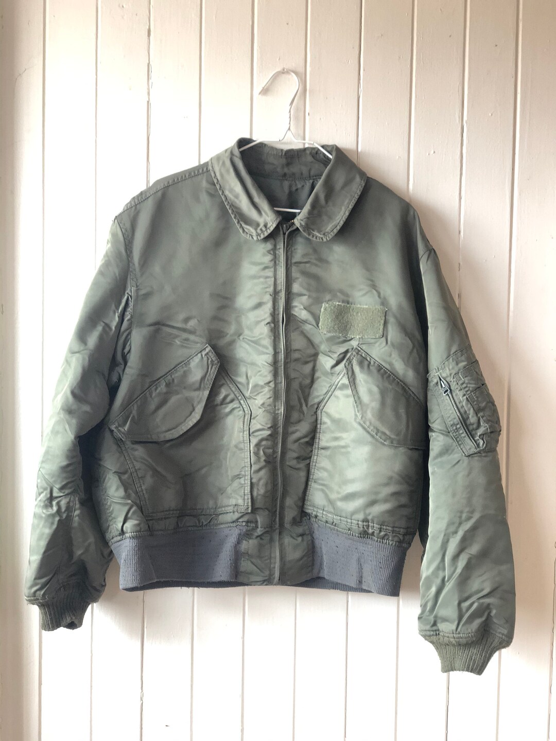 値下げ❗️USA製AIRDROP CWU-45P 黒色　Lサイズ Jacket Flyer's CWU-45/P Black Small Alpha Industries