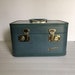 Lucy reviewed Vintage Monarch Blue Suitcase Vintage Monarch Blue Overnight Case Vintage Monarch Blue Train Case Vintage Suitcase Retro Suitcase Carry On