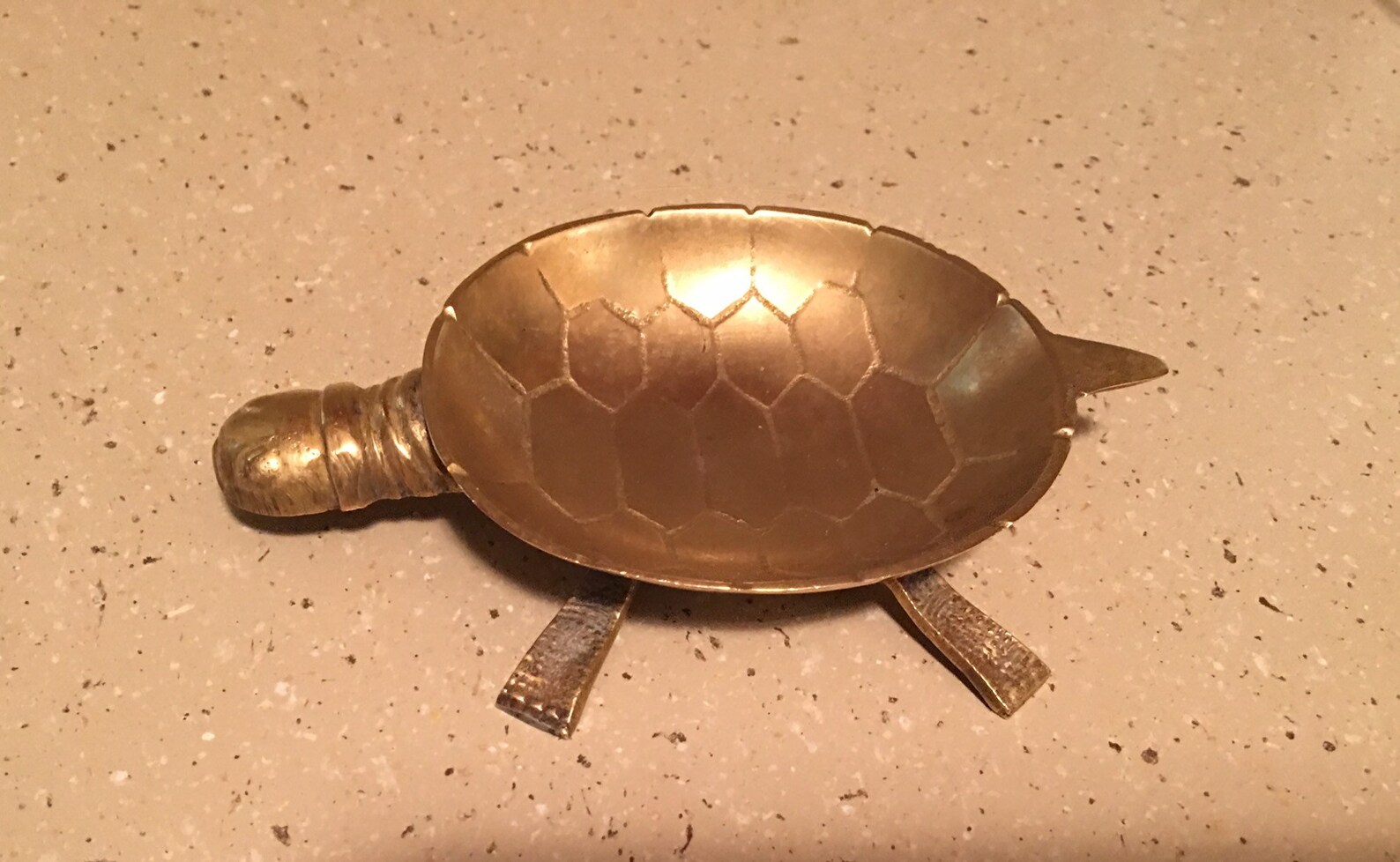 Vintage Brass Turtle Ashtray Brass Turtle Ashtray Retro Etsy