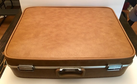 Vintage JCPenney Hardshell Suitcase, Vintage Suitc