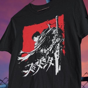 BERSERK GUTS SHIRT | Anime Shirt / Streetwear / Anime Gift / Manga / Japanese / Japan Style / Unisex / 100% Cotton