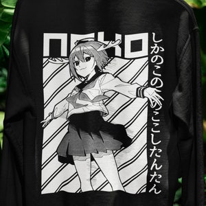 Bluza z kapturem Anime Crewneck / Anime Streetwear / Anime Crewneck / Prezent dla miłośników anime / Manga / Styl japoński / Unisex