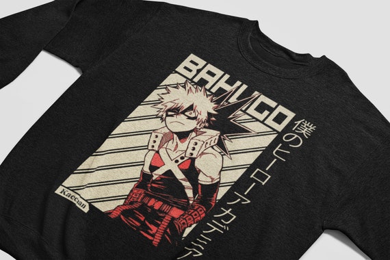 my hero academia crewneck
