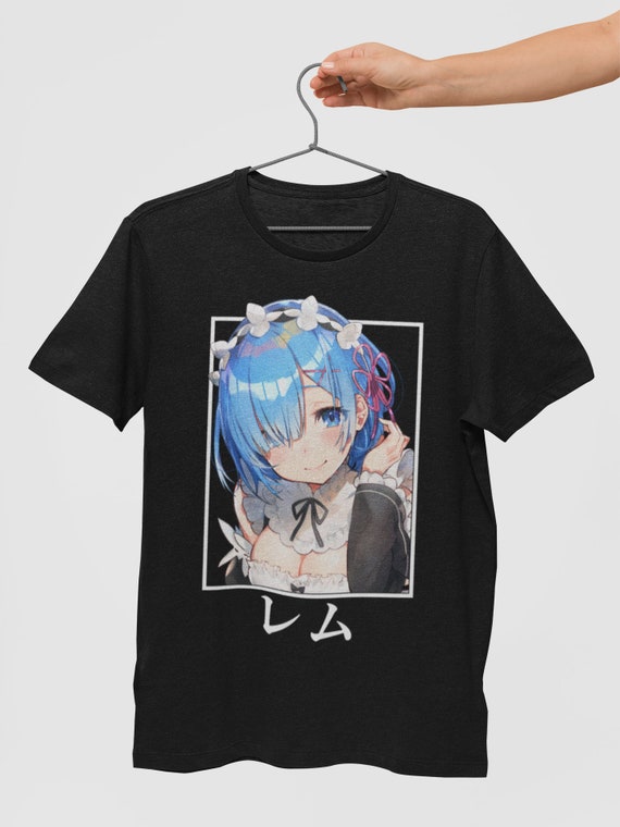 Rem V2 Streetwear Shirt Re Zero T Shirt Re Zero Tee Emilia Etsy