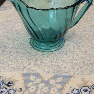 Swirl Ultramarine Creamer by Jeannette